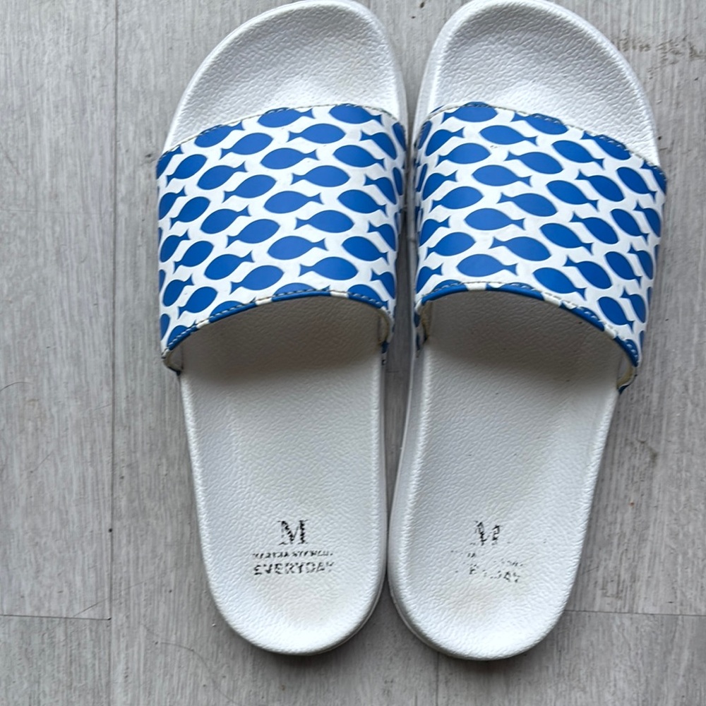 White and Blue Slides